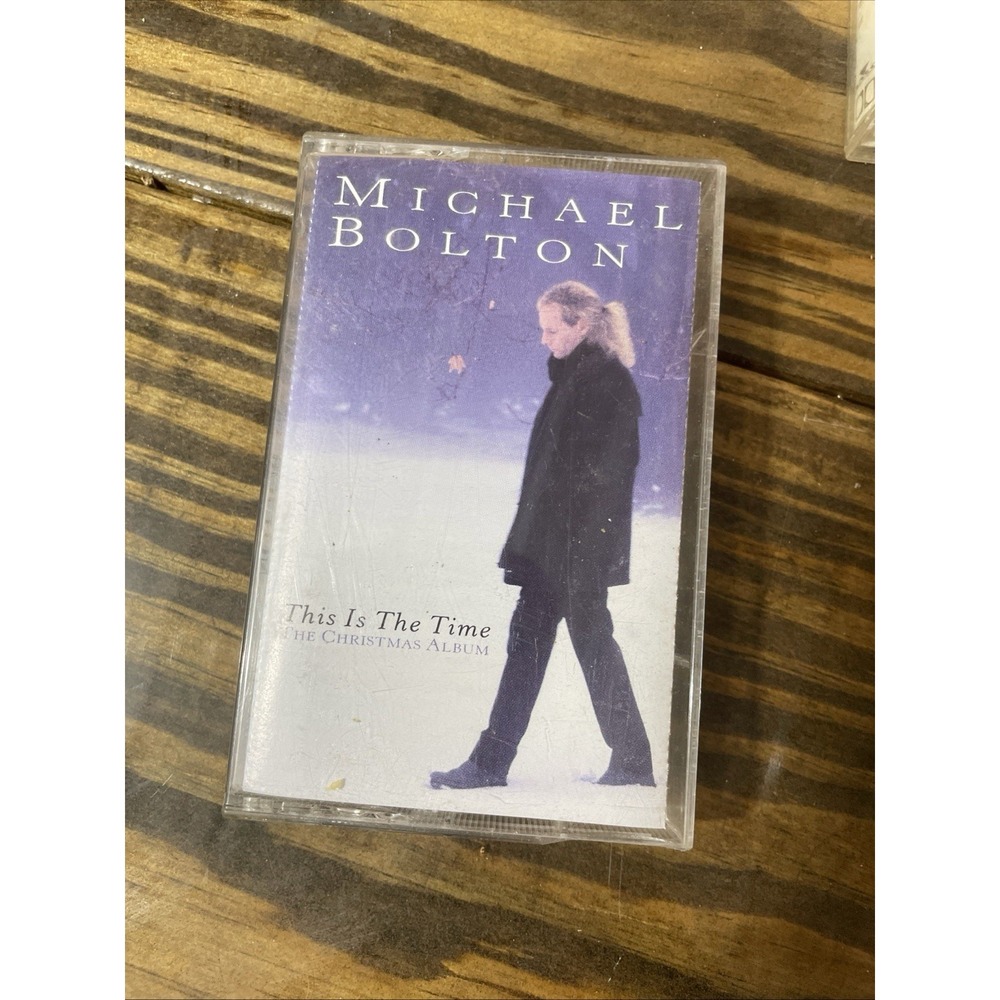 VTG Michael Bolton This Is The Time Christmas Album Cassette Tape 1996 Columbia